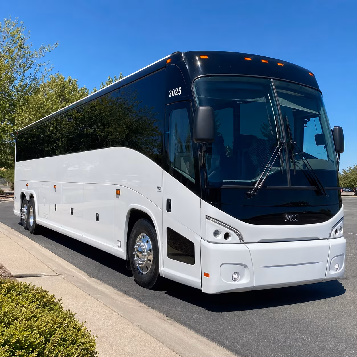 employee parking shuttle buses for lawrence business parks and office campuses