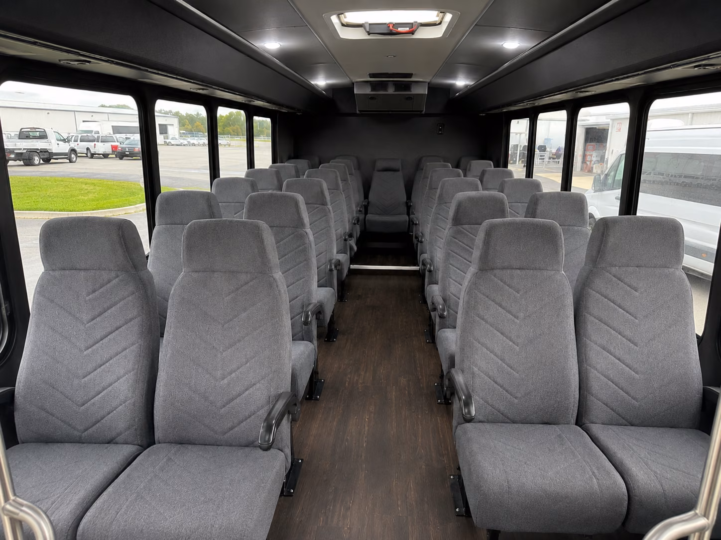 lawrence 15 passenger minibus inside