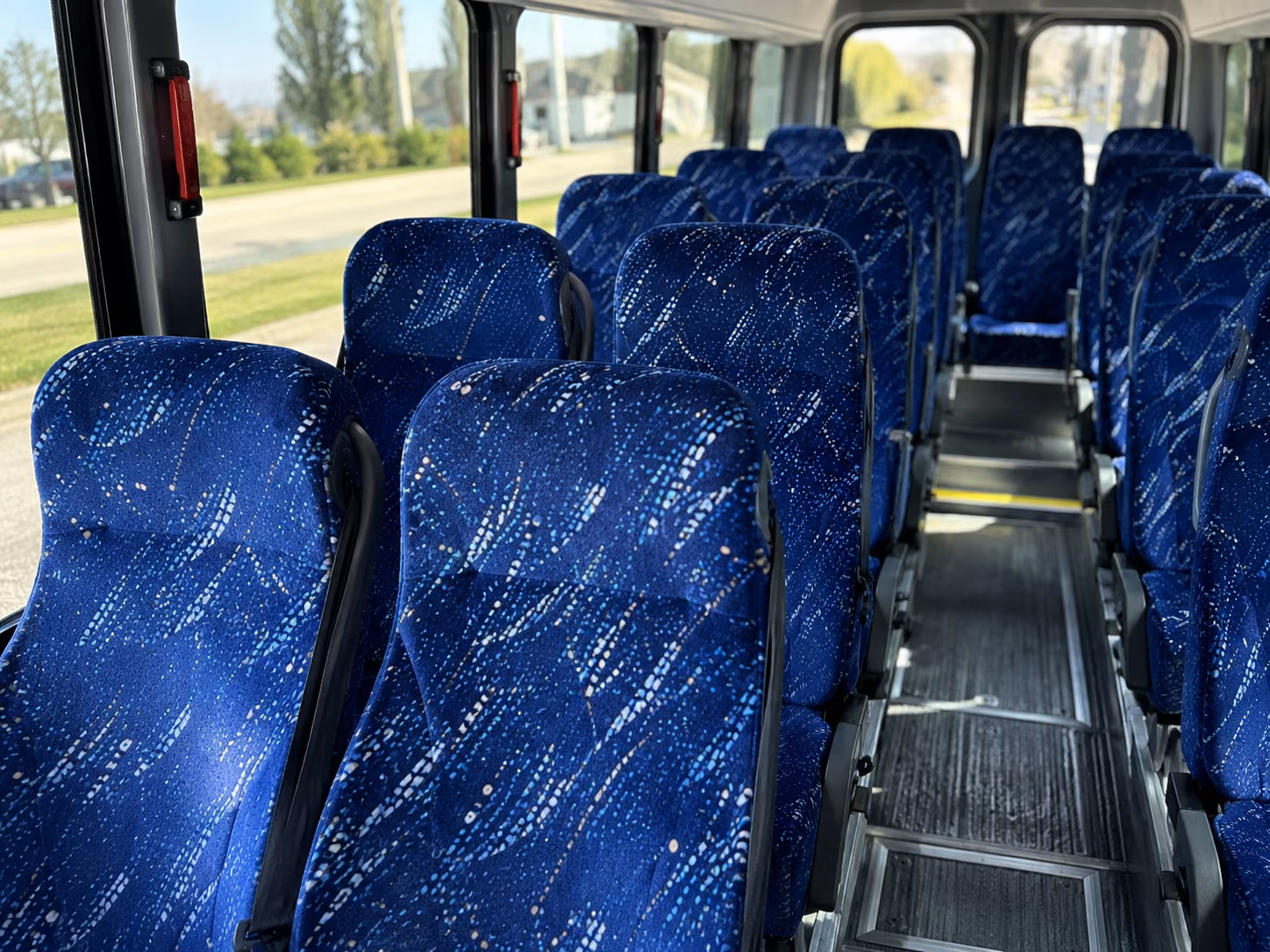lawrence 15 passenger minibus interior