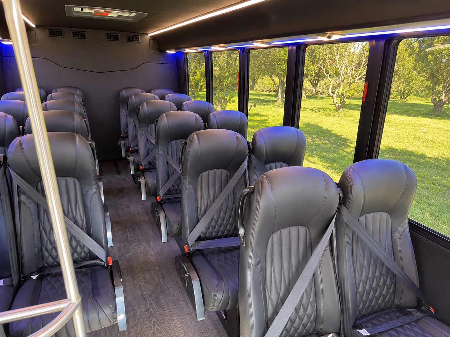 lawrence 20 passenger minibus inside