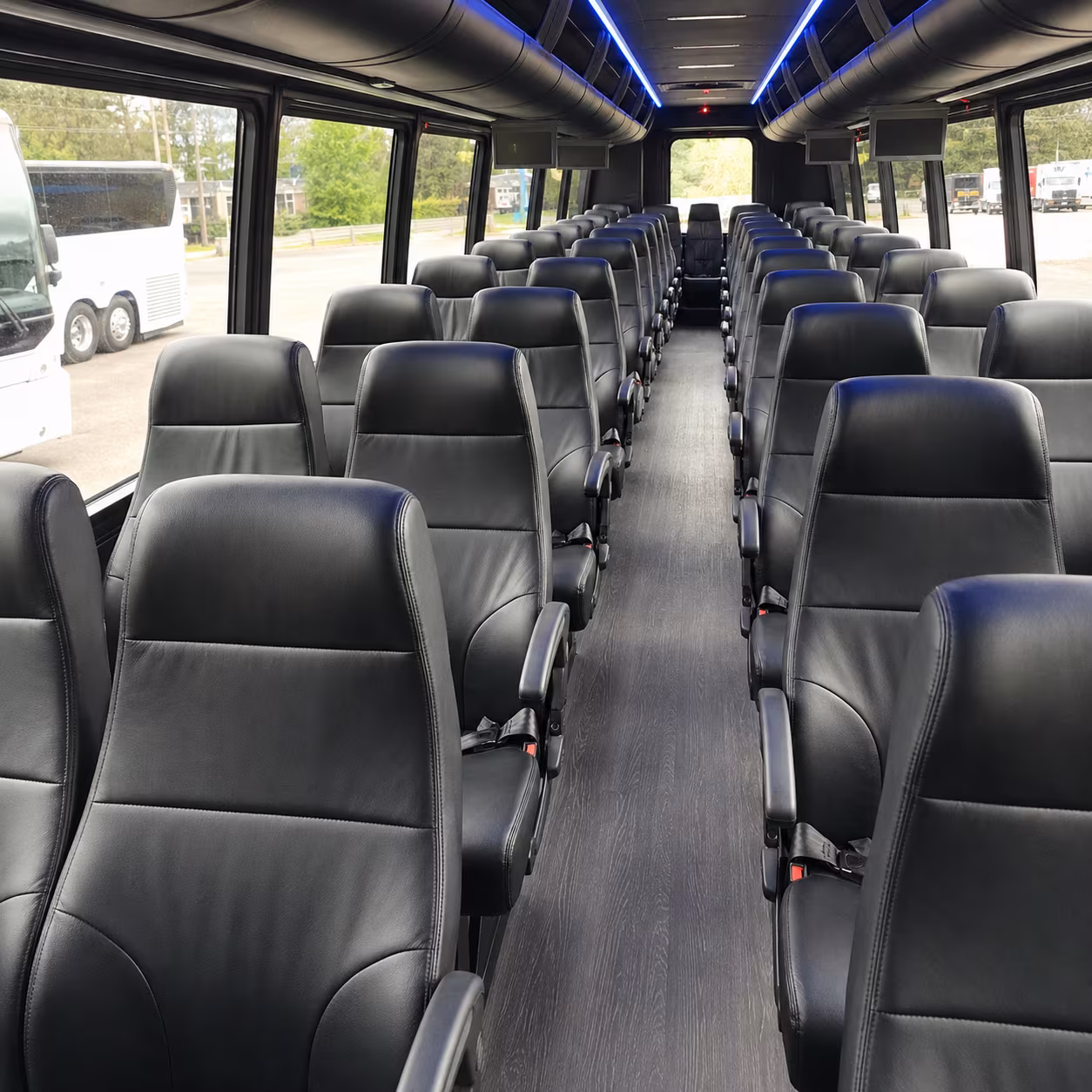 lawrence 30 passenger minibus inside