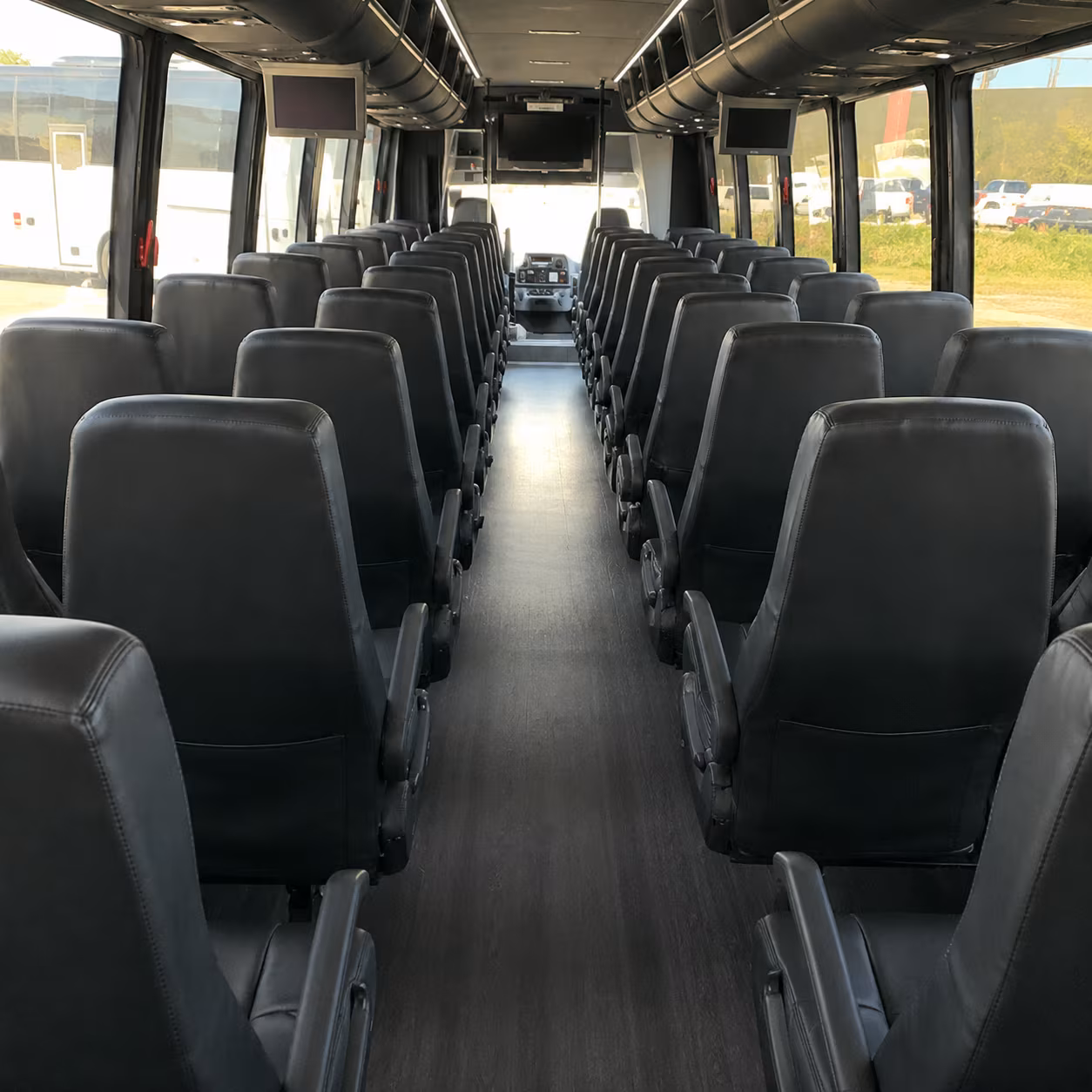 lawrence 35 passenger minibus inside