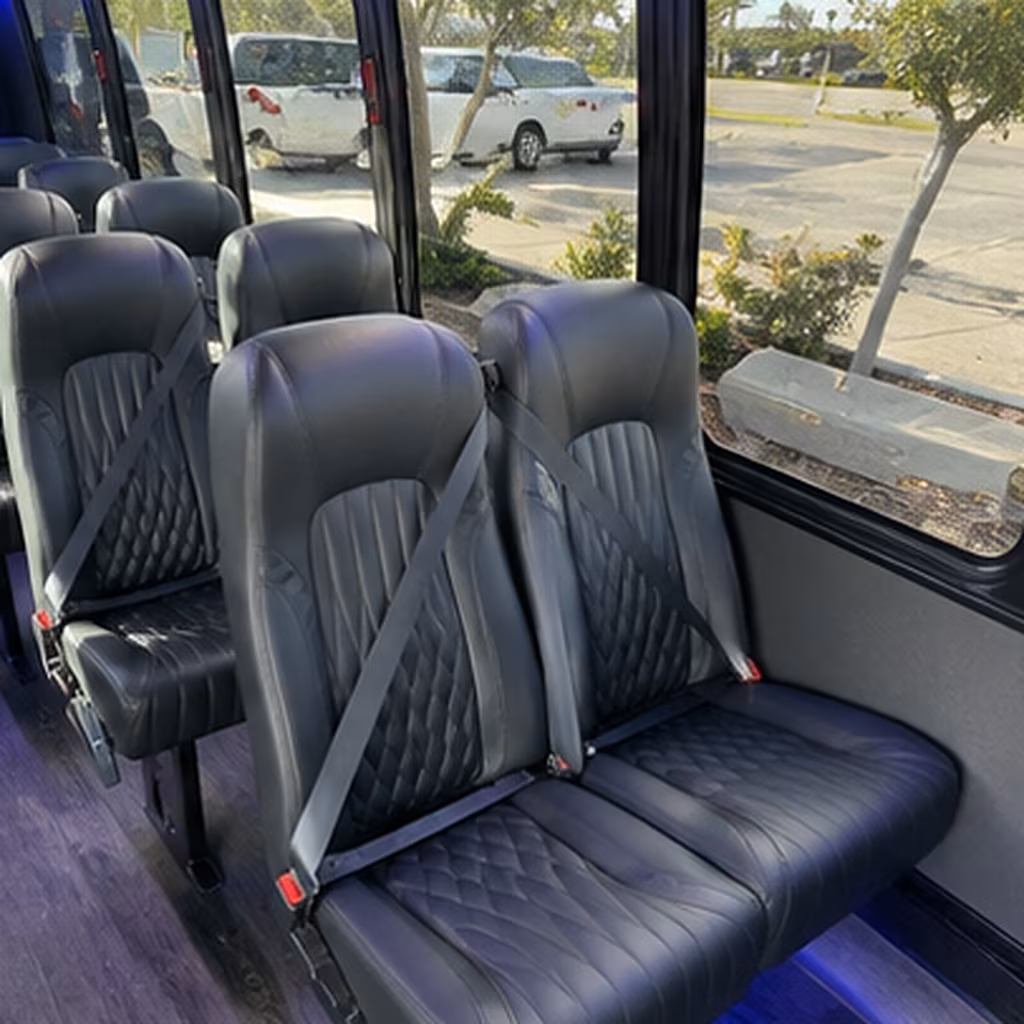lawrence 35 passenger minibus interior