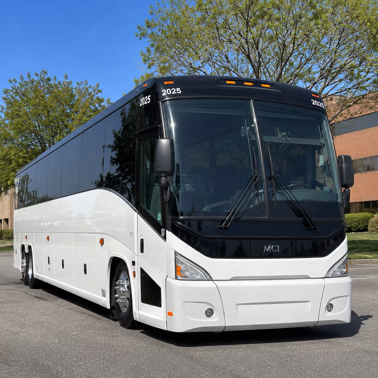 lawrence 56 passenger charter bus