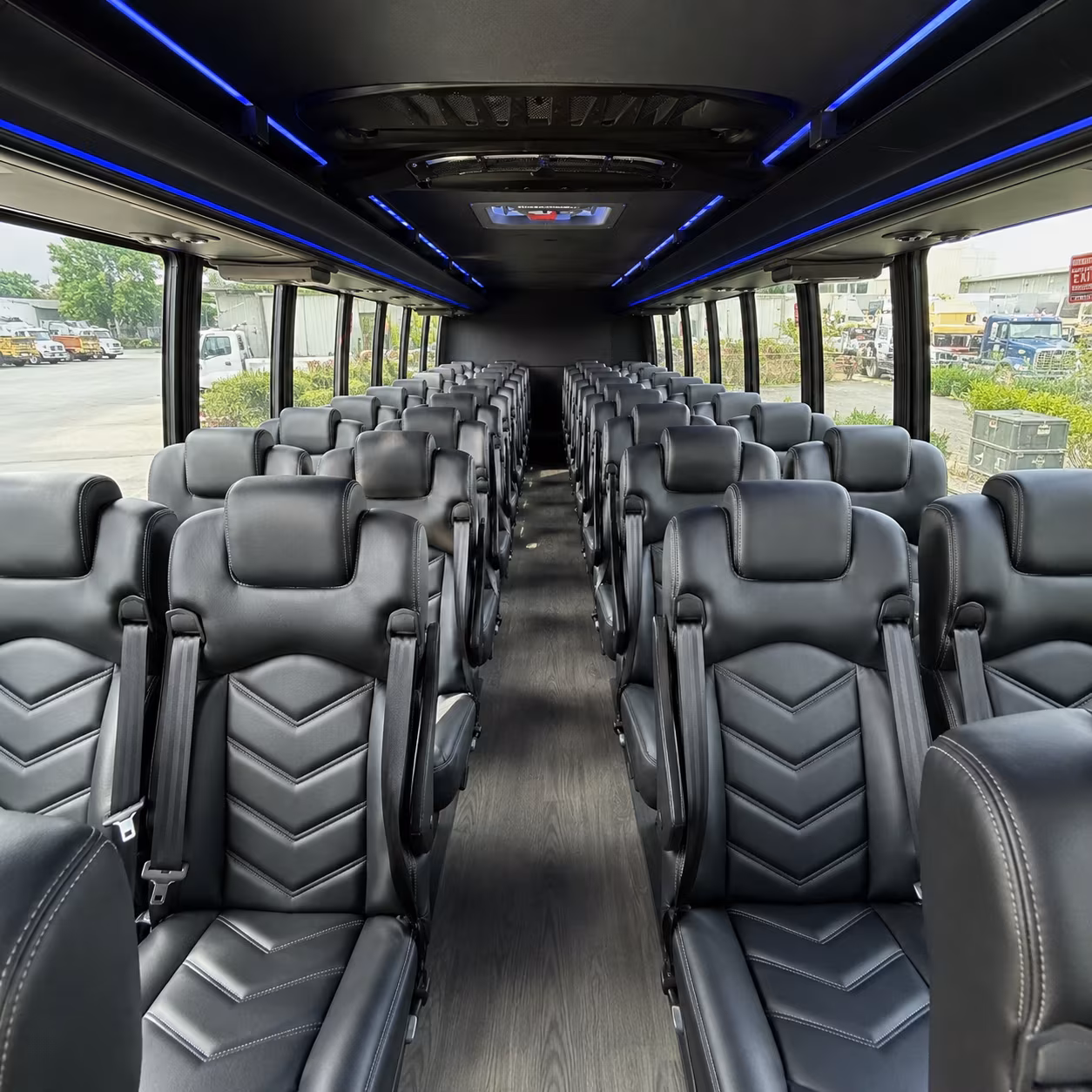 lawrence airport transportation onboard seating