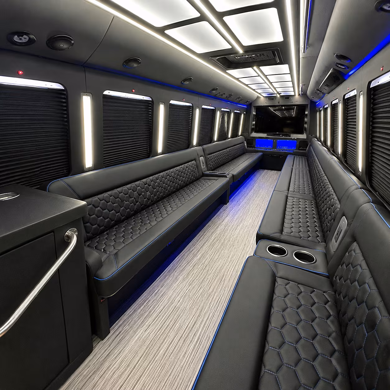 lawrence party bus rentals inside