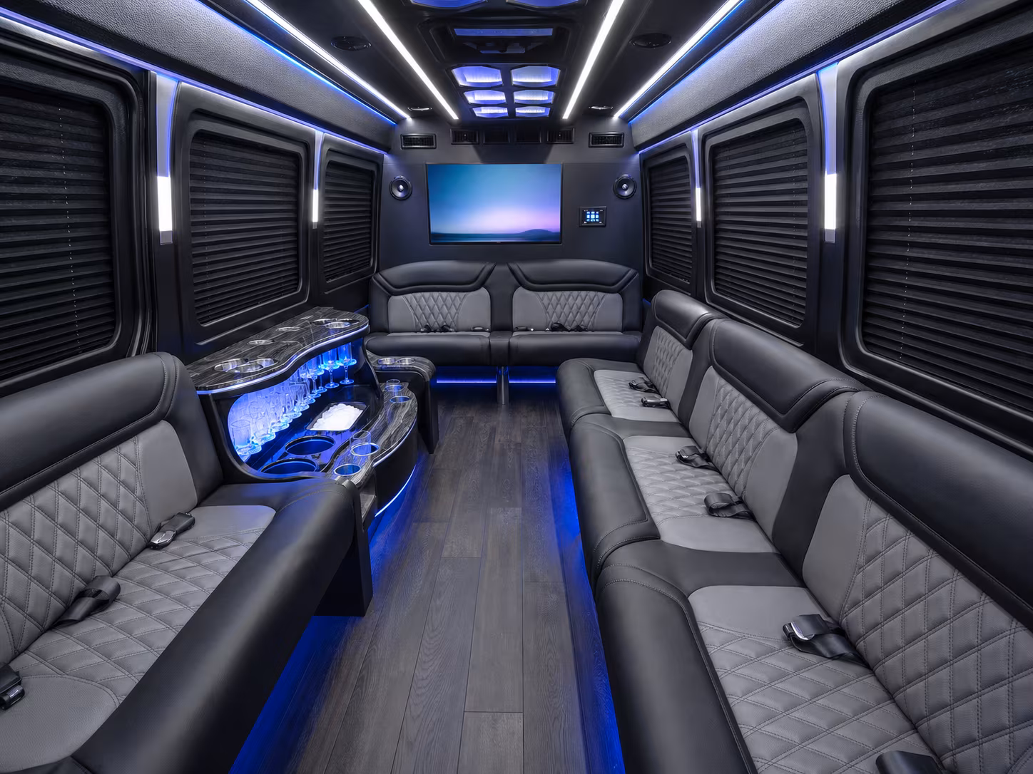 lawrence sprinter limousine interior