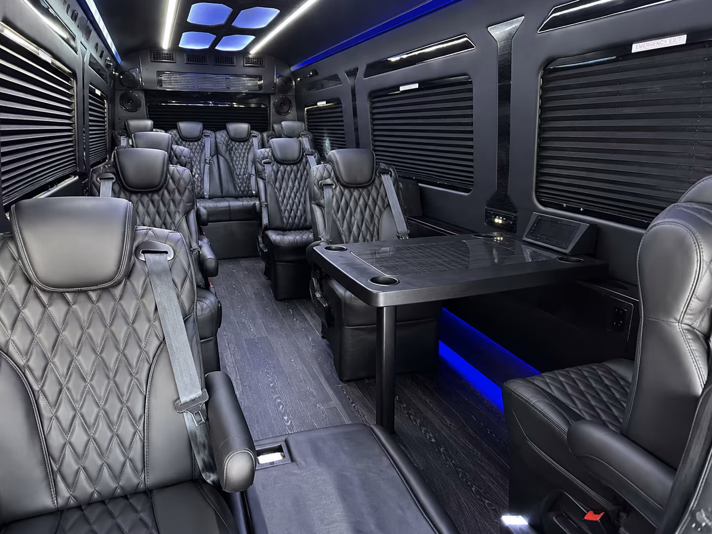 lawrence sprinter van with driver inside
