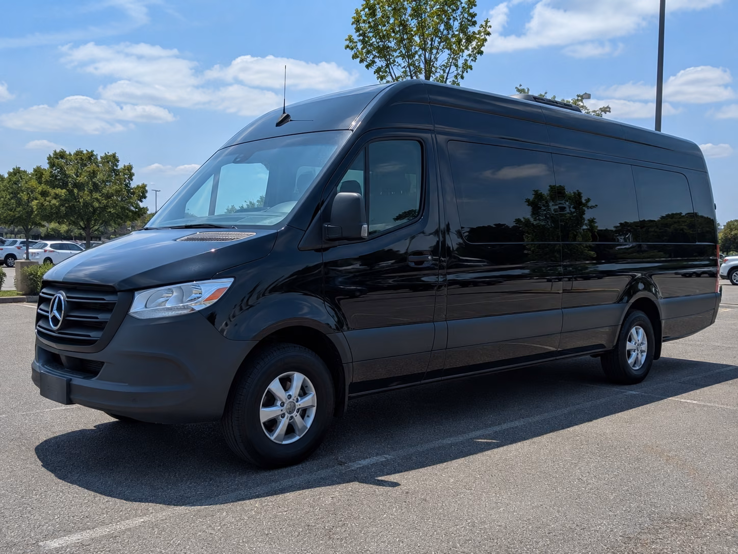 lawrence sprinter van with driver