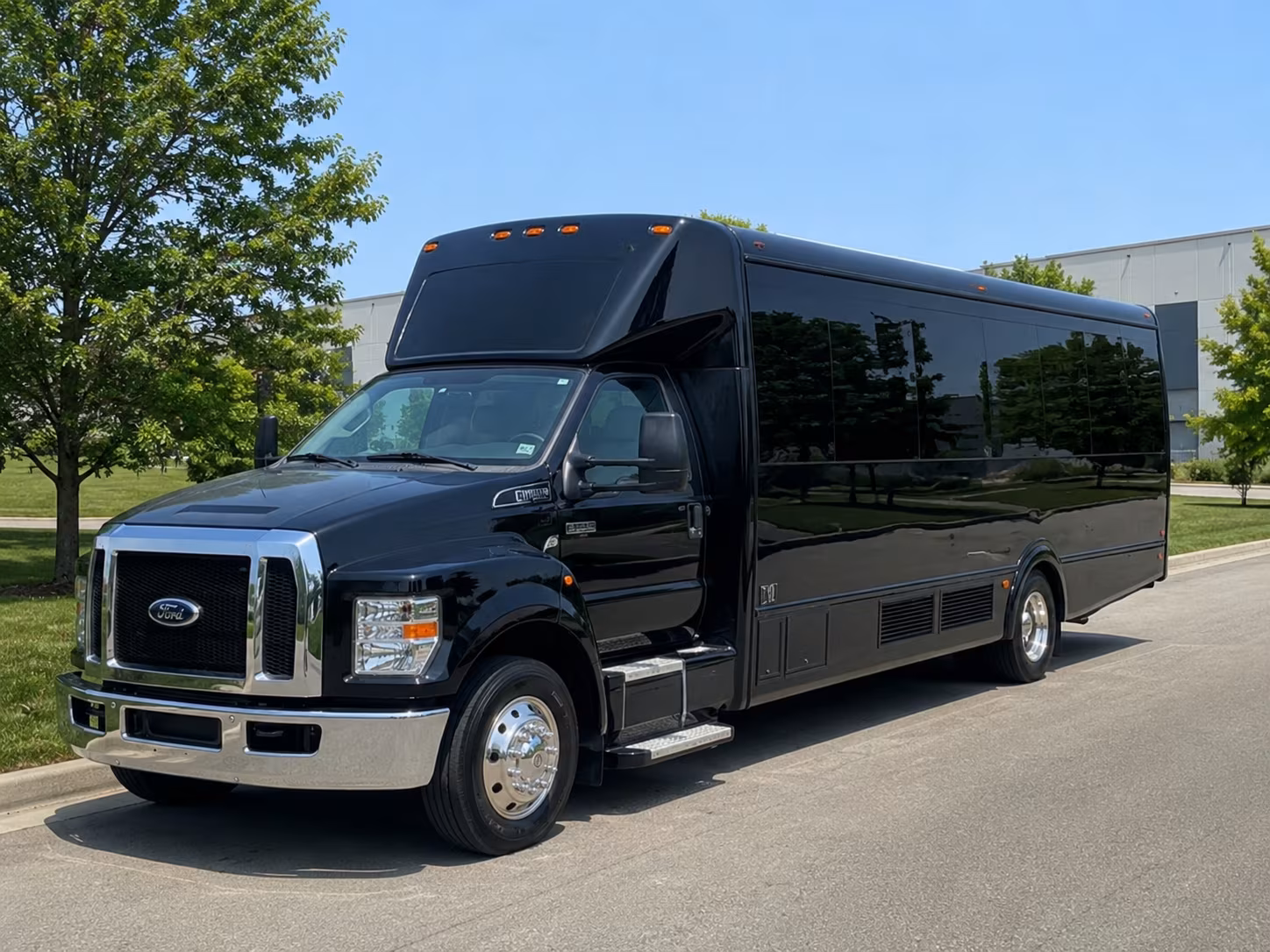 lawrence wedding party bus rental