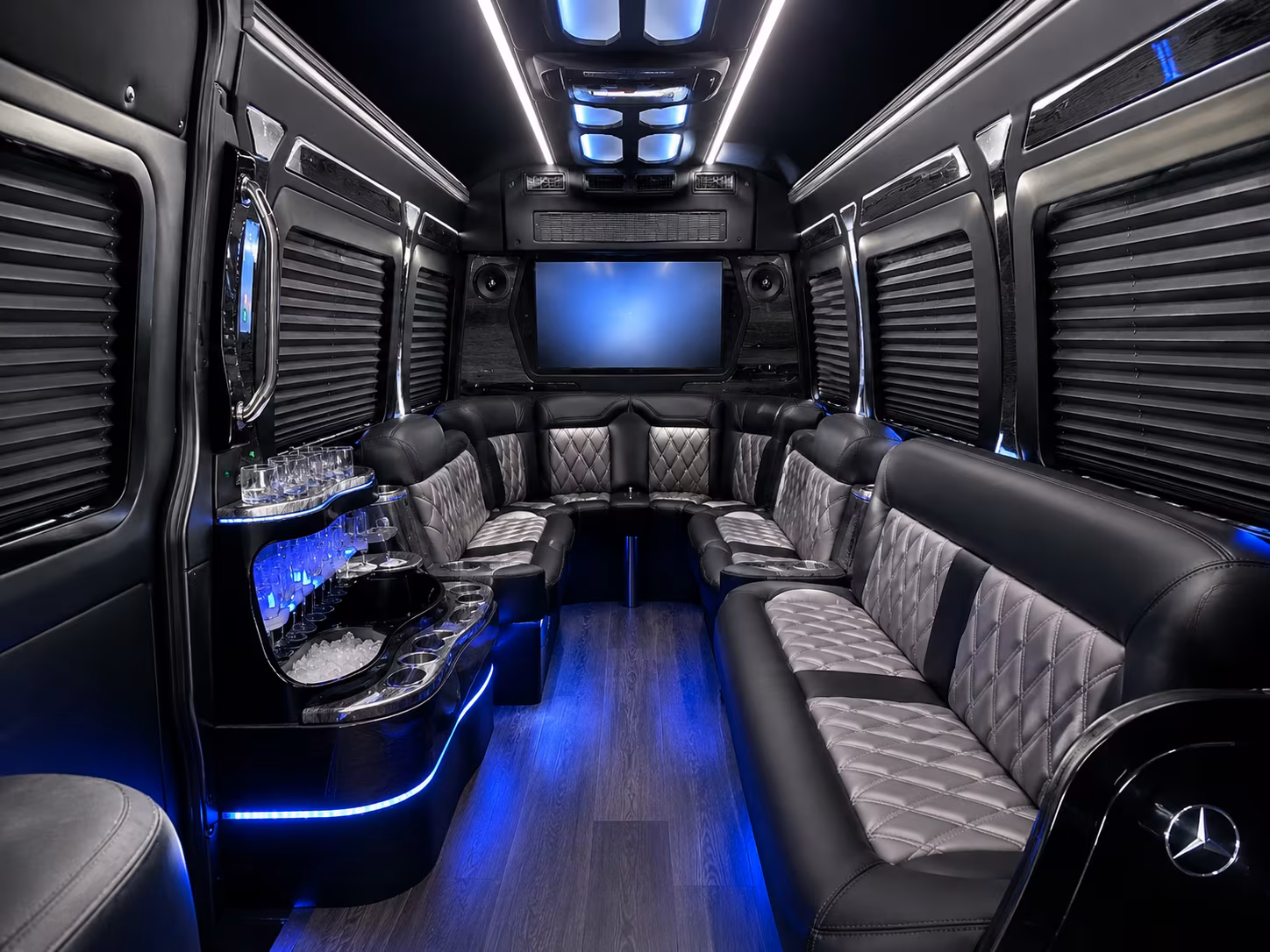 rehearsal dinner and multi day wedding weekend bus rentals in lawrence