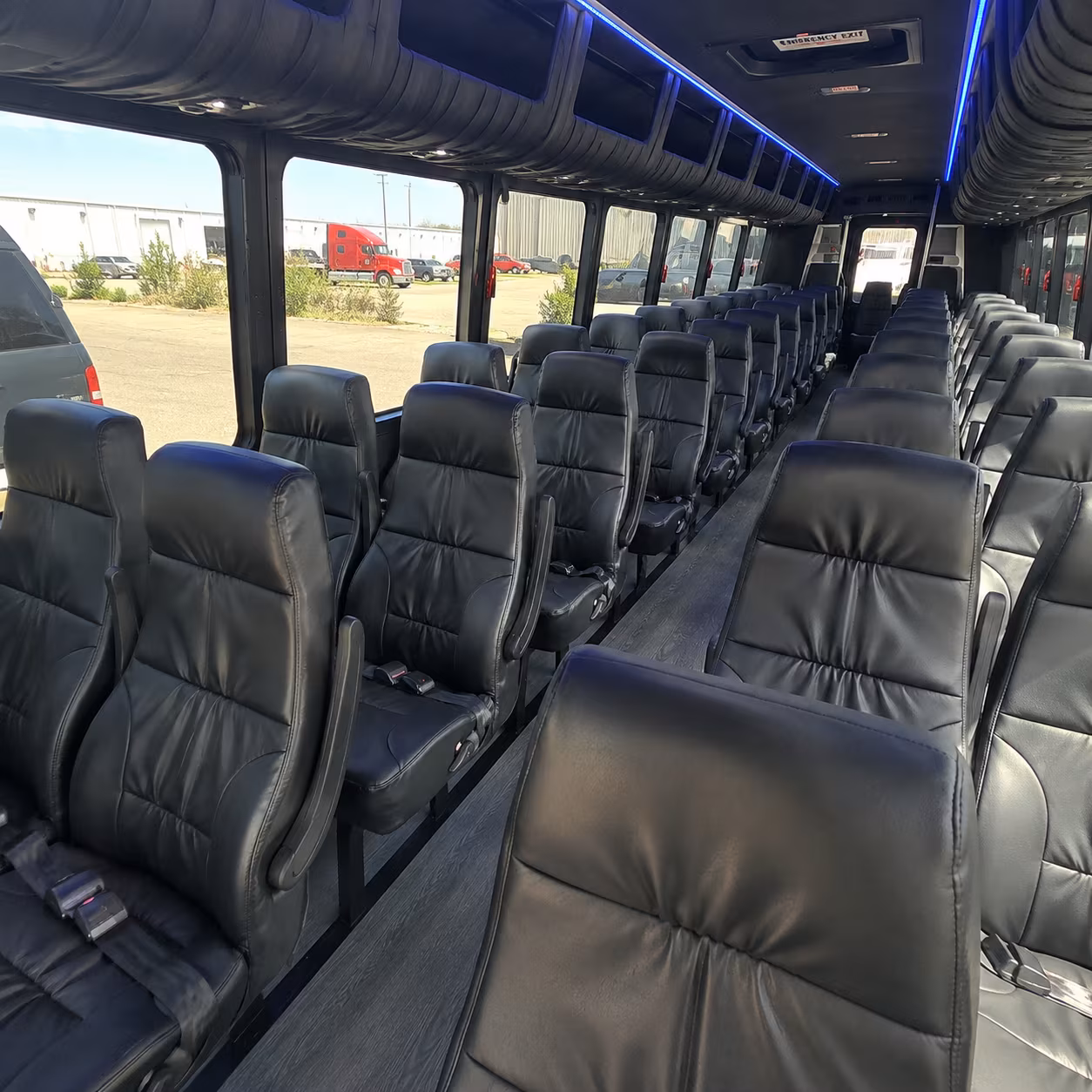 wedding guest shuttle buses between lawrence hotels and ceremony venues